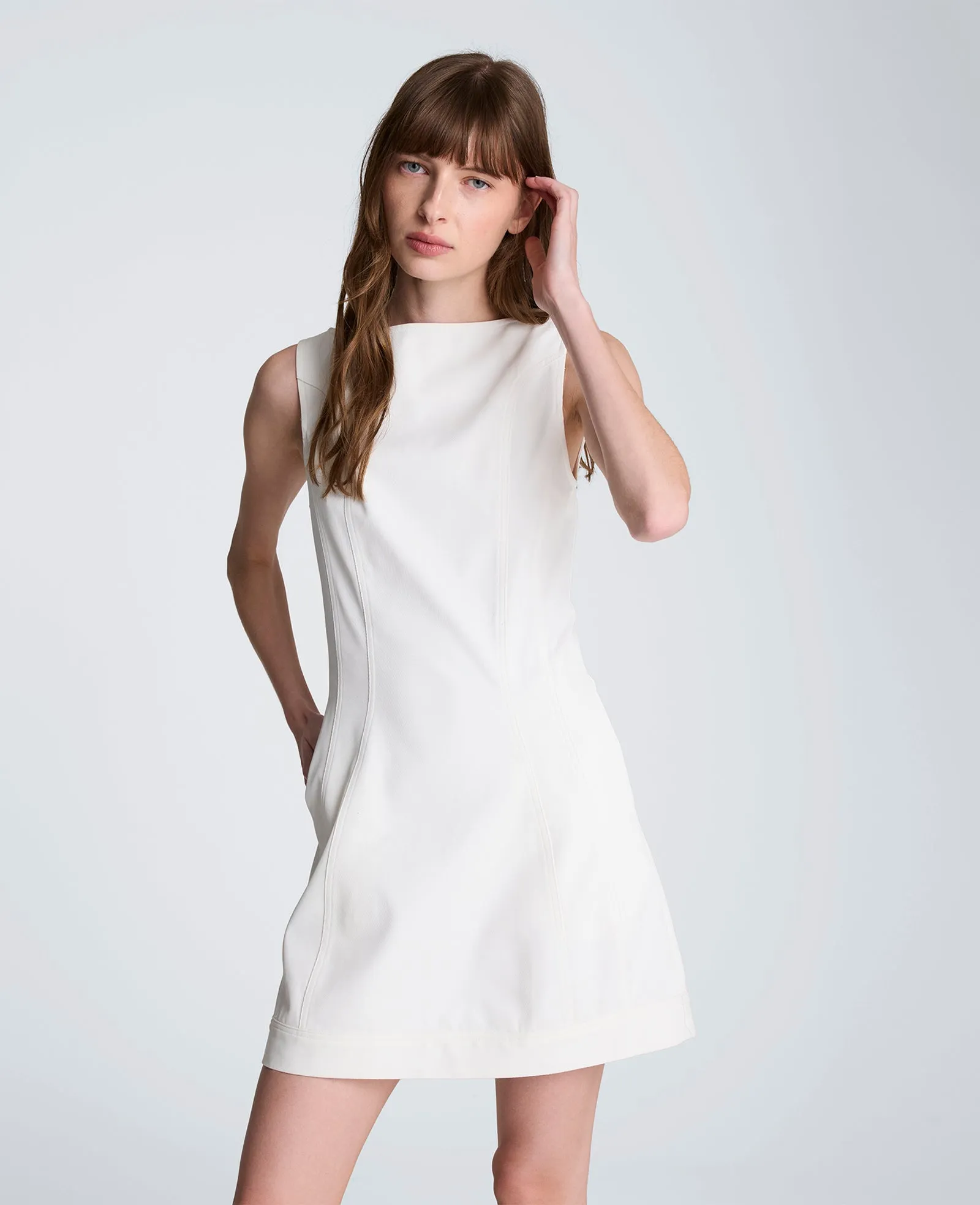 Boat Neck Sculpt Mini Dress sold by Kenneth Cole product image thumbnail 3