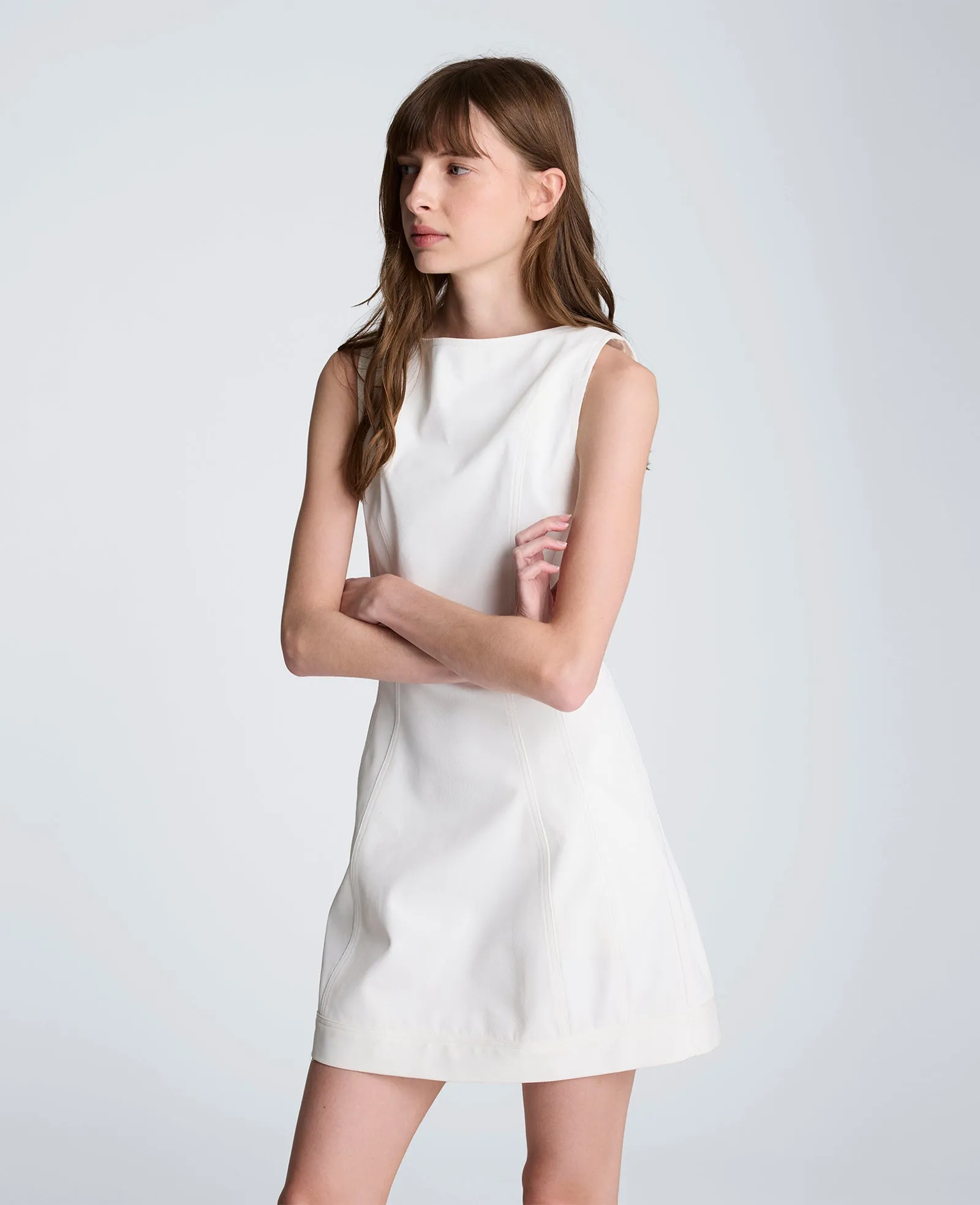Boat Neck Sculpt Mini Dress sold by Kenneth Cole product image thumbnail 4