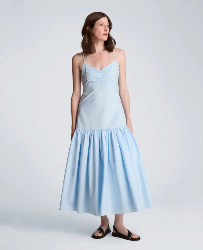 Sweetheart Bubble Flounce Midi Dress made by Kenneth Cole