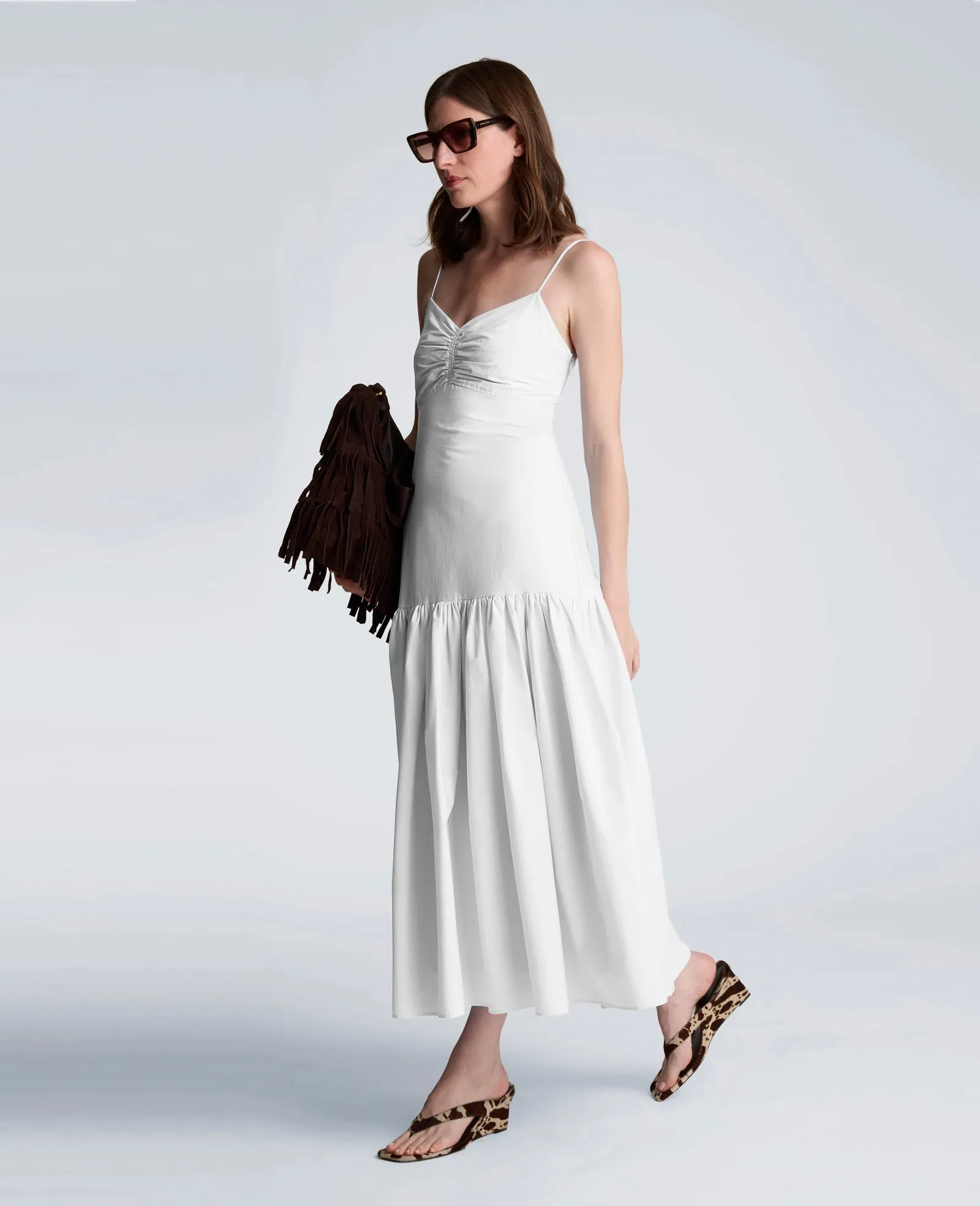 Sweetheart Bubble Flounce Midi Dress sold by Kenneth Cole product image thumbnail 3