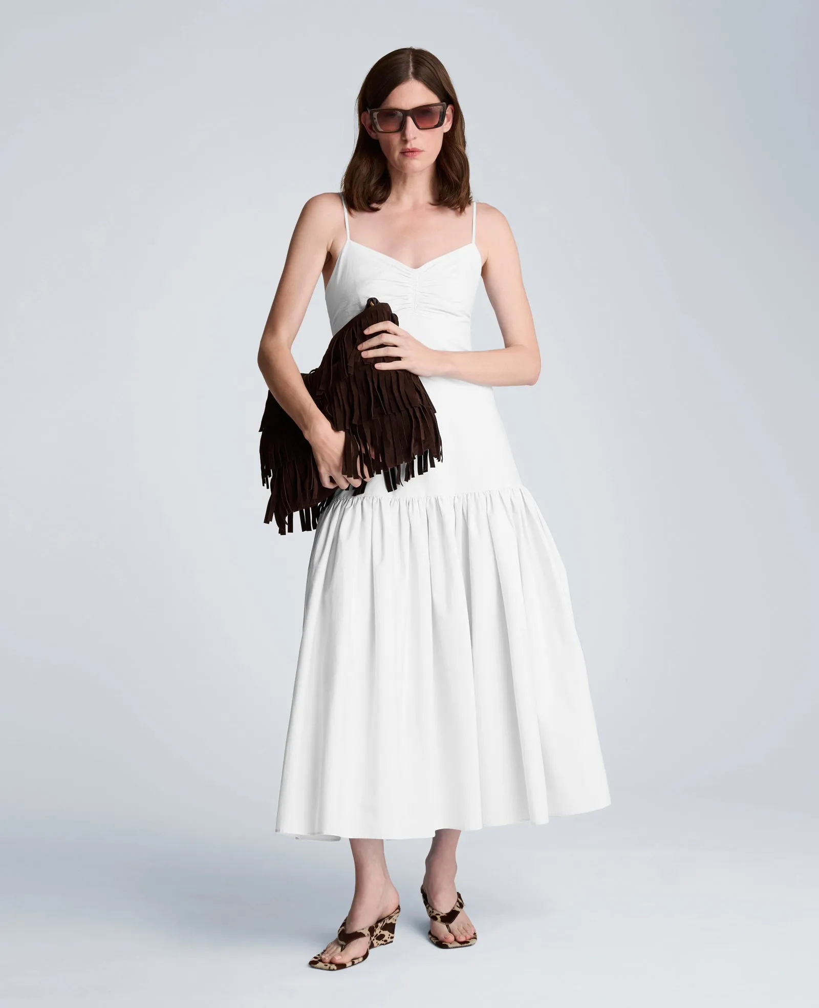 Sweetheart Bubble Flounce Midi Dress sold by Kenneth Cole product image thumbnail 4