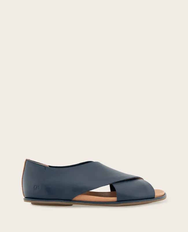GENTLE SOULS - Laniey X-Band Leather Sandal made by Kenneth Cole