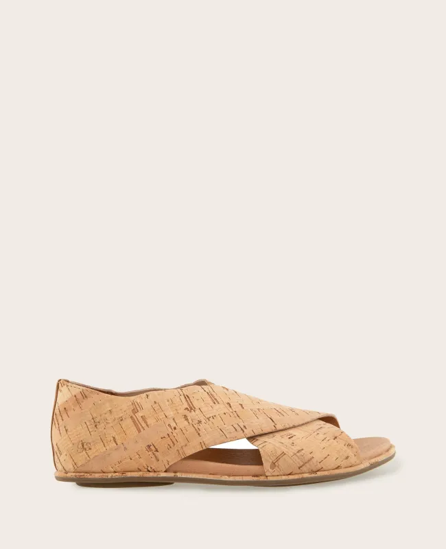 GENTLE SOULS - Laniey X-Band Cork Sandal made by Kenneth Cole