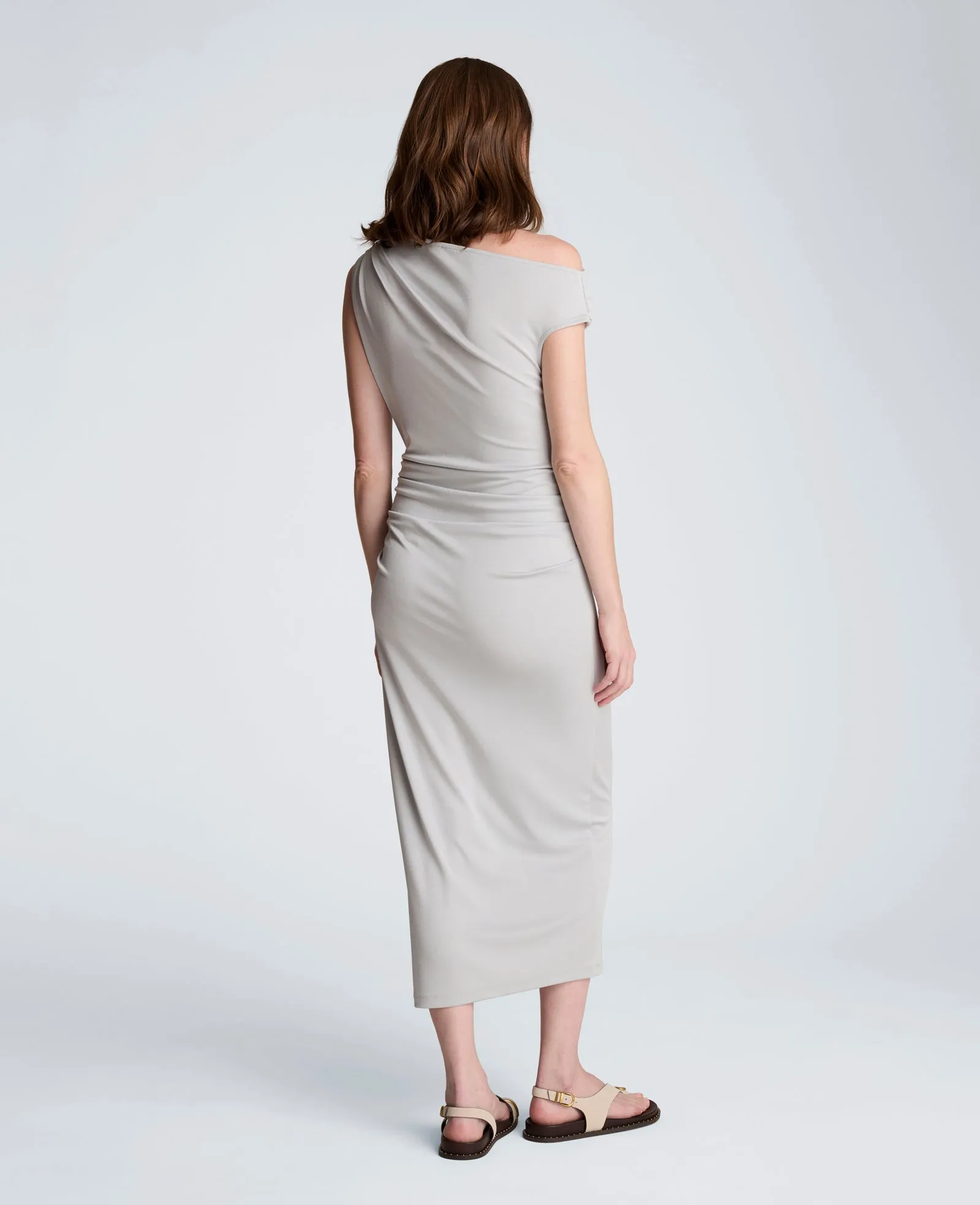 Ruched Waist Midi Off-The-Shoulder Dress sold by Kenneth Cole product image thumbnail 2