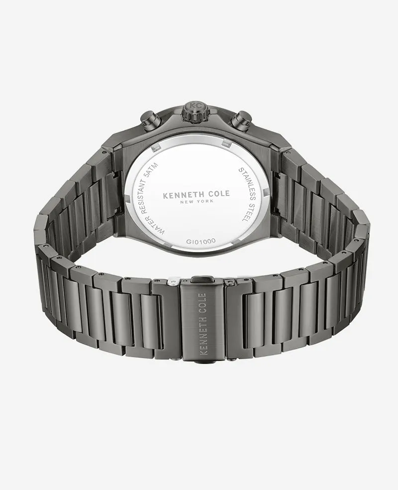 Dress Sport Chronograph Multi Tone Dial Stainless Steel Bracelet Watch sold by Kenneth Cole product image thumbnail 3