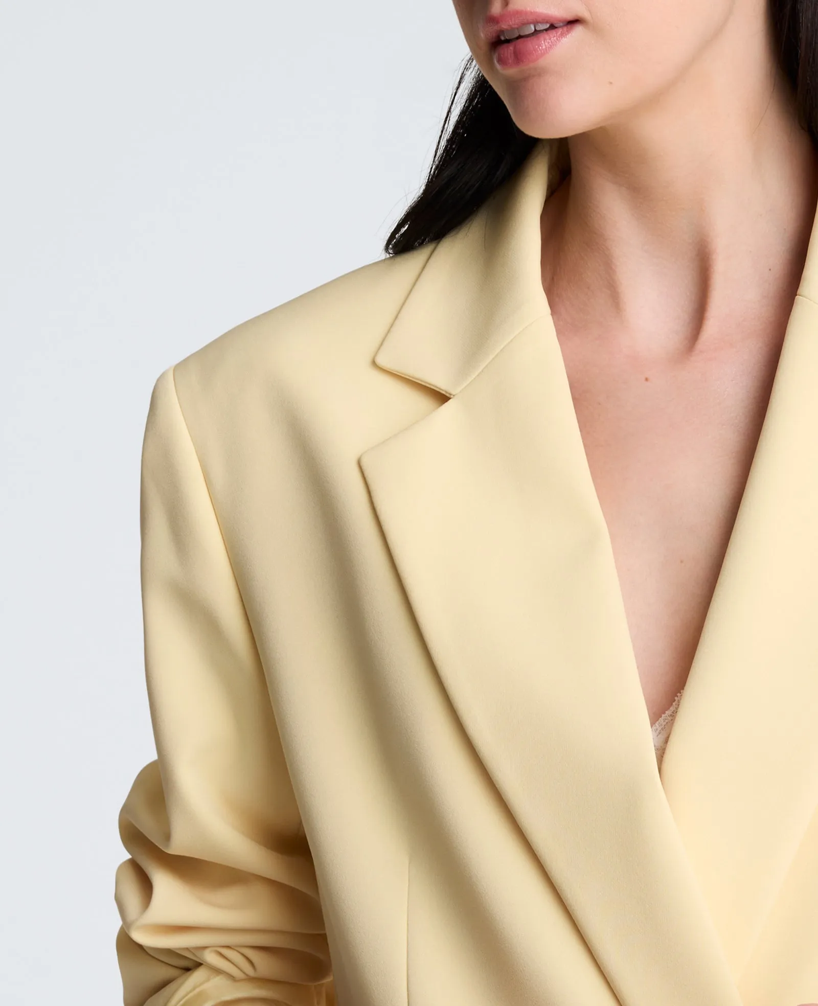 Vision Twill Double Breasted Boyfriend Jacket sold by Kenneth Cole product image thumbnail 3