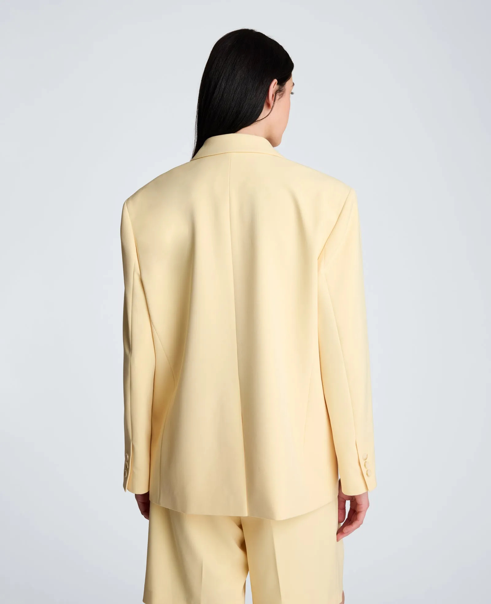 Vision Twill Double Breasted Boyfriend Jacket sold by Kenneth Cole product image thumbnail 2