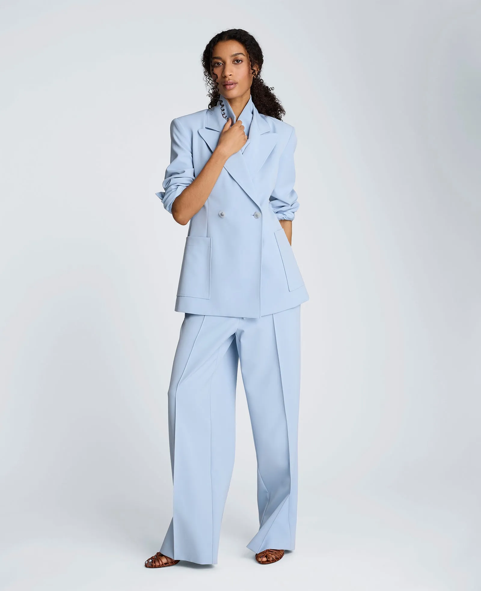 Double Breasted Contour Jacket with Patch Pocket sold by Kenneth Cole product image thumbnail 5