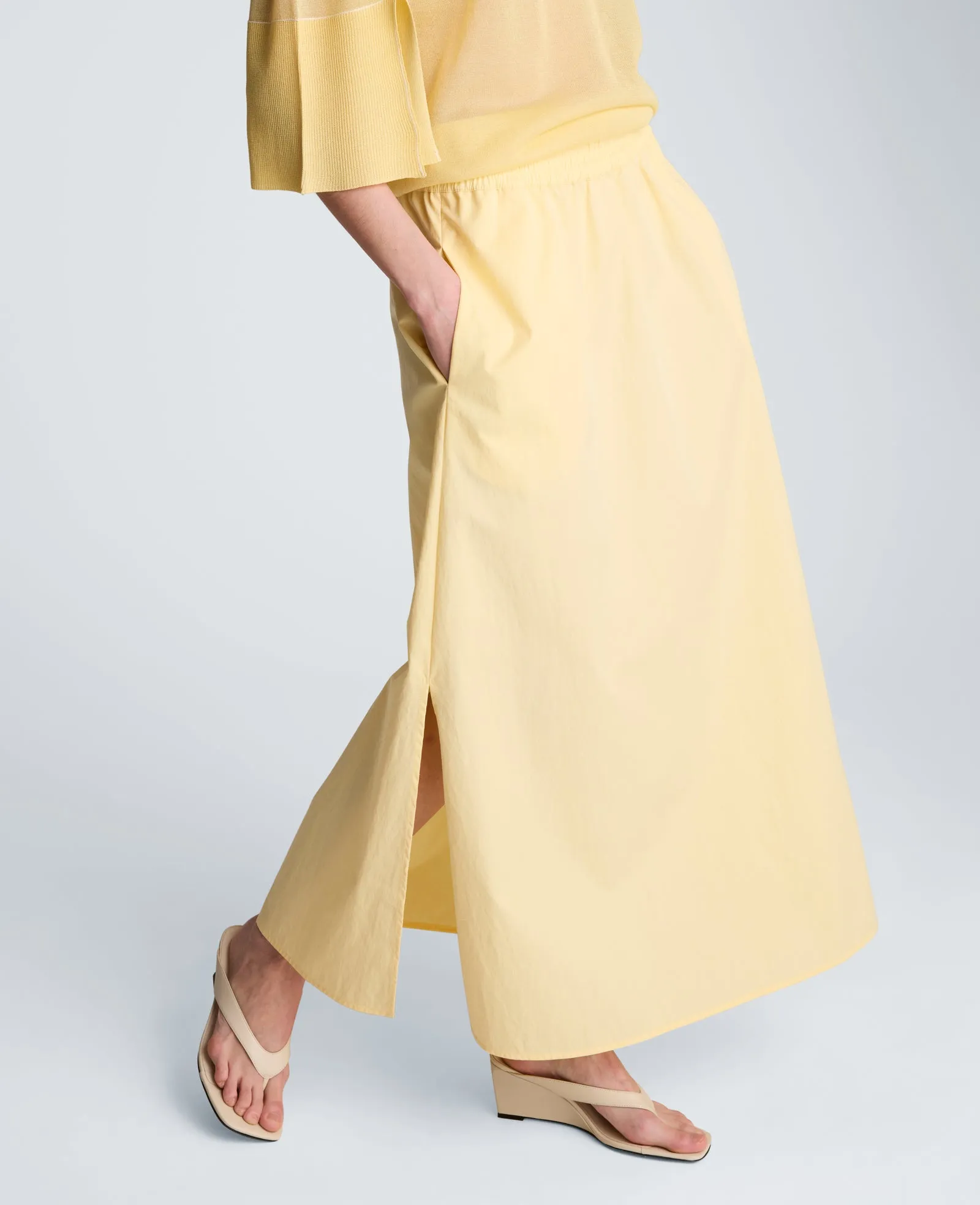 Pull On Maxi Skirt with Side Slits sold by Kenneth Cole