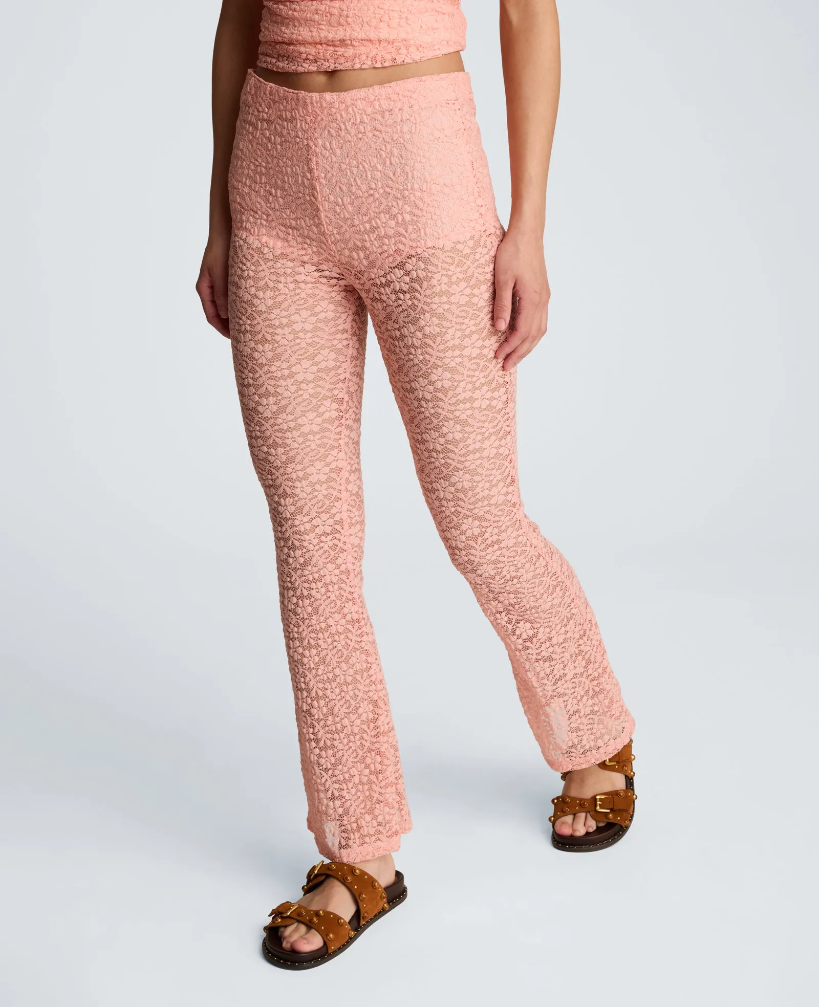 Stretch Lace Pull On Flare Pant with Inner Short sold by Kenneth Cole product image thumbnail 5