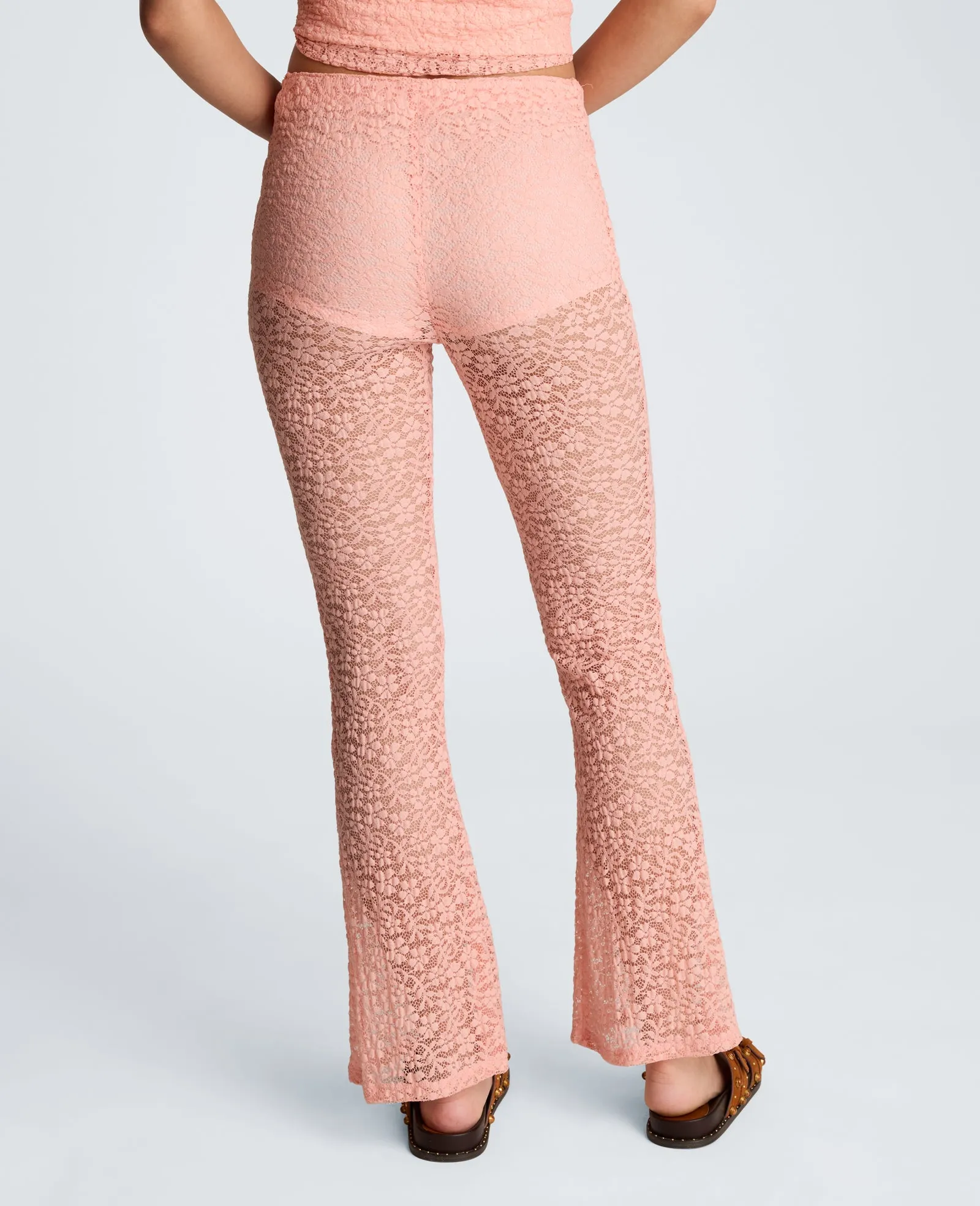 Stretch Lace Pull On Flare Pant with Inner Short sold by Kenneth Cole product image thumbnail 2