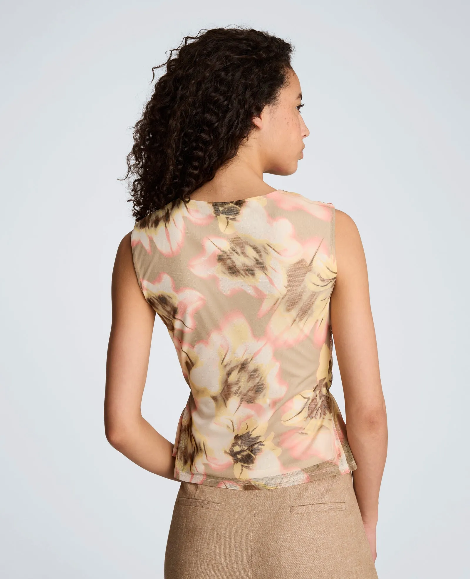 Mesh Front Ruch Tank sold by Kenneth Cole product image thumbnail 2