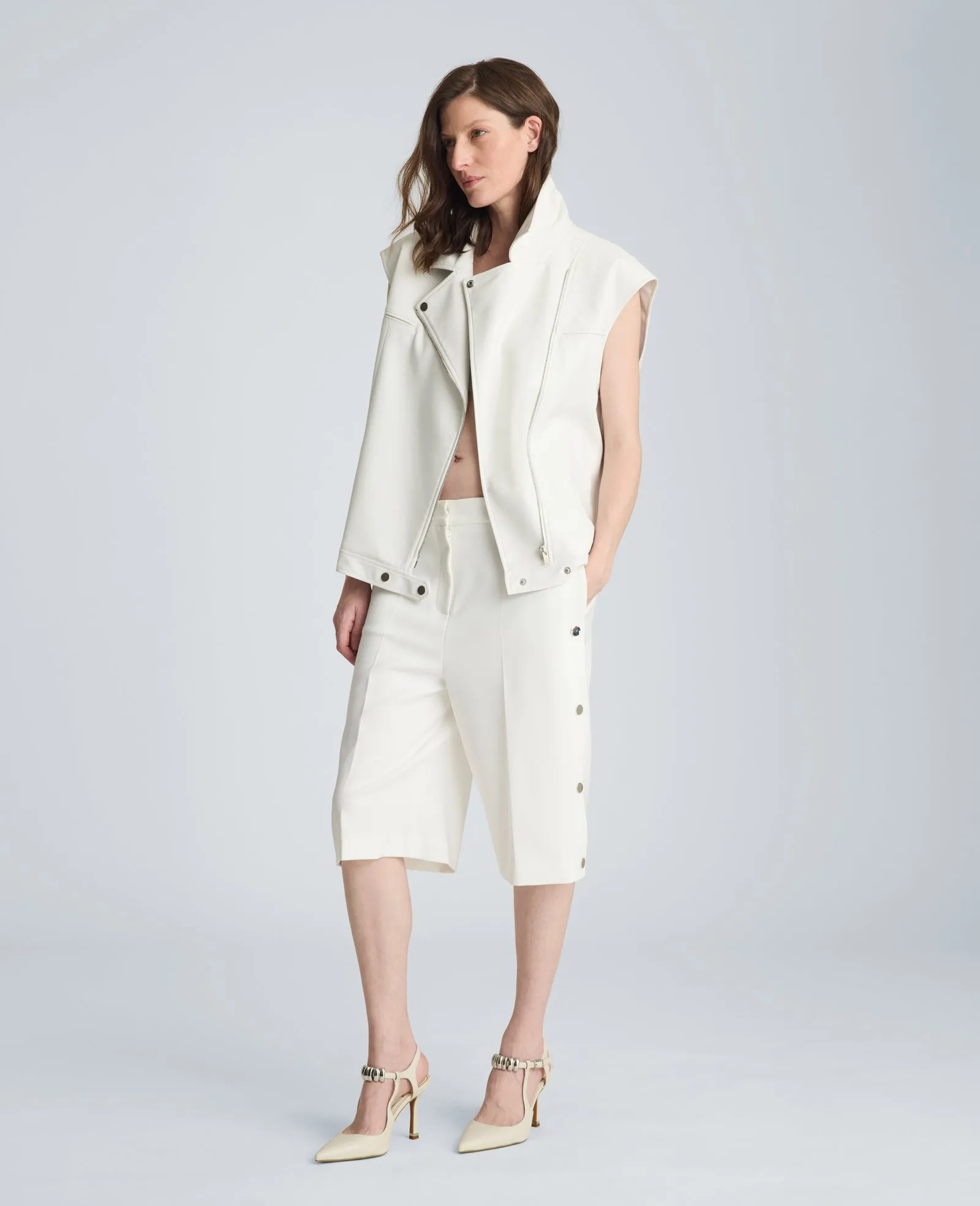 Boxy Fit Moto Vest sold by Kenneth Cole product image thumbnail 5