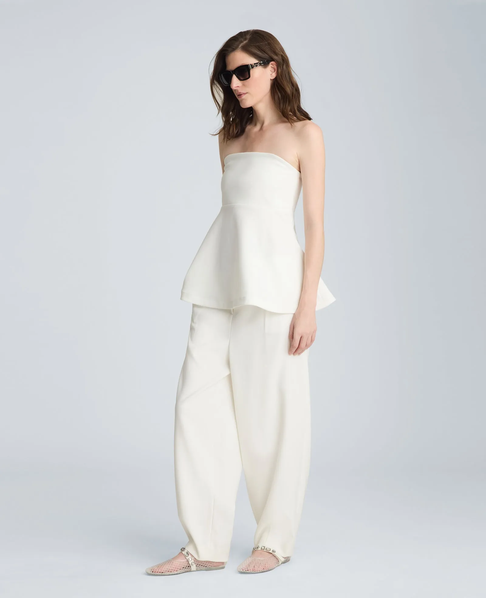 High Rise Fly Front Tapered Leg Pant sold by Kenneth Cole product image thumbnail 5