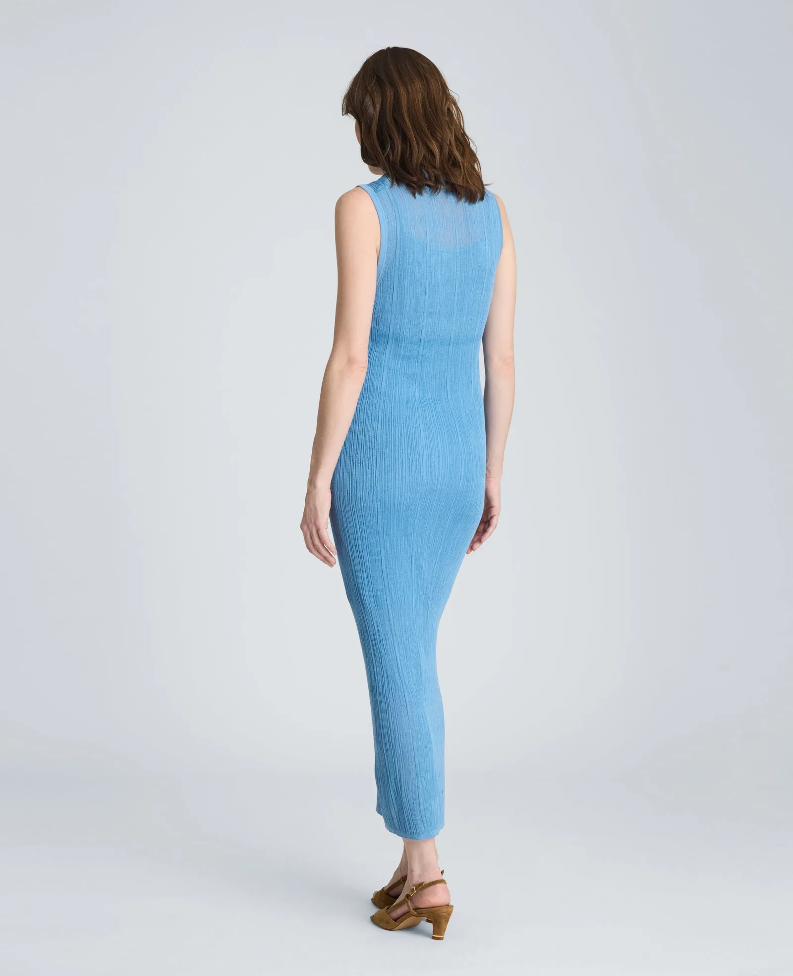 Varigated Polo Cap Sleeve Sweater Dress sold by Kenneth Cole product image thumbnail 2