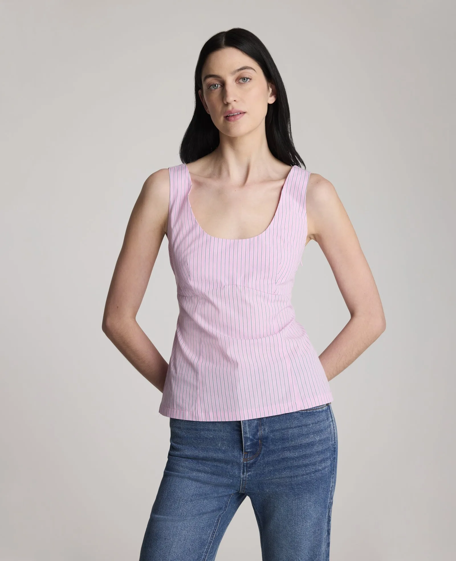 Fitted Sleeveless Bodice with Cut Out Back sold by Kenneth Cole product image thumbnail 5