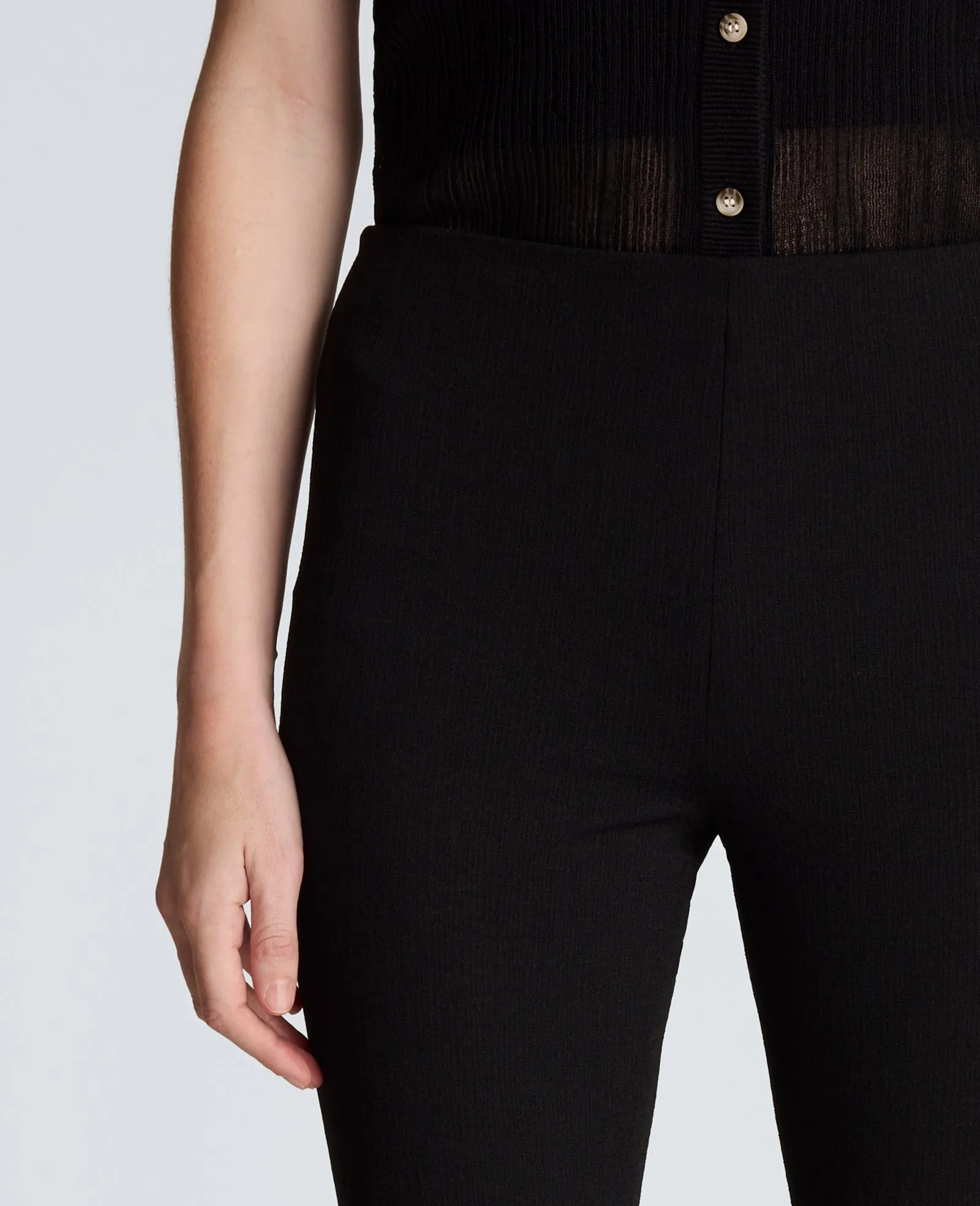 Textured Knit Pull On Flare Pant with Inner Short sold by Kenneth Cole product image thumbnail 2