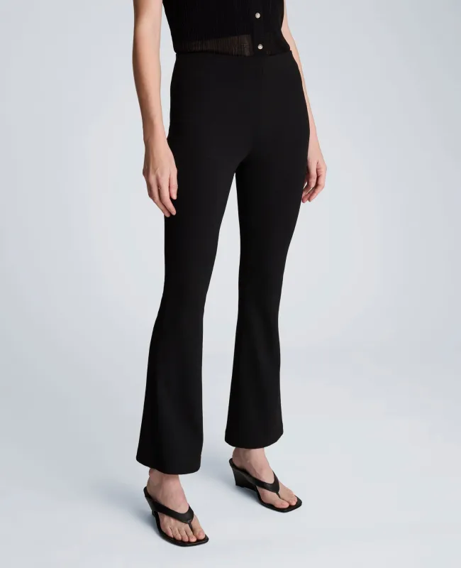 Textured Knit Pull On Flare Pant with Inner Short made by Kenneth Cole