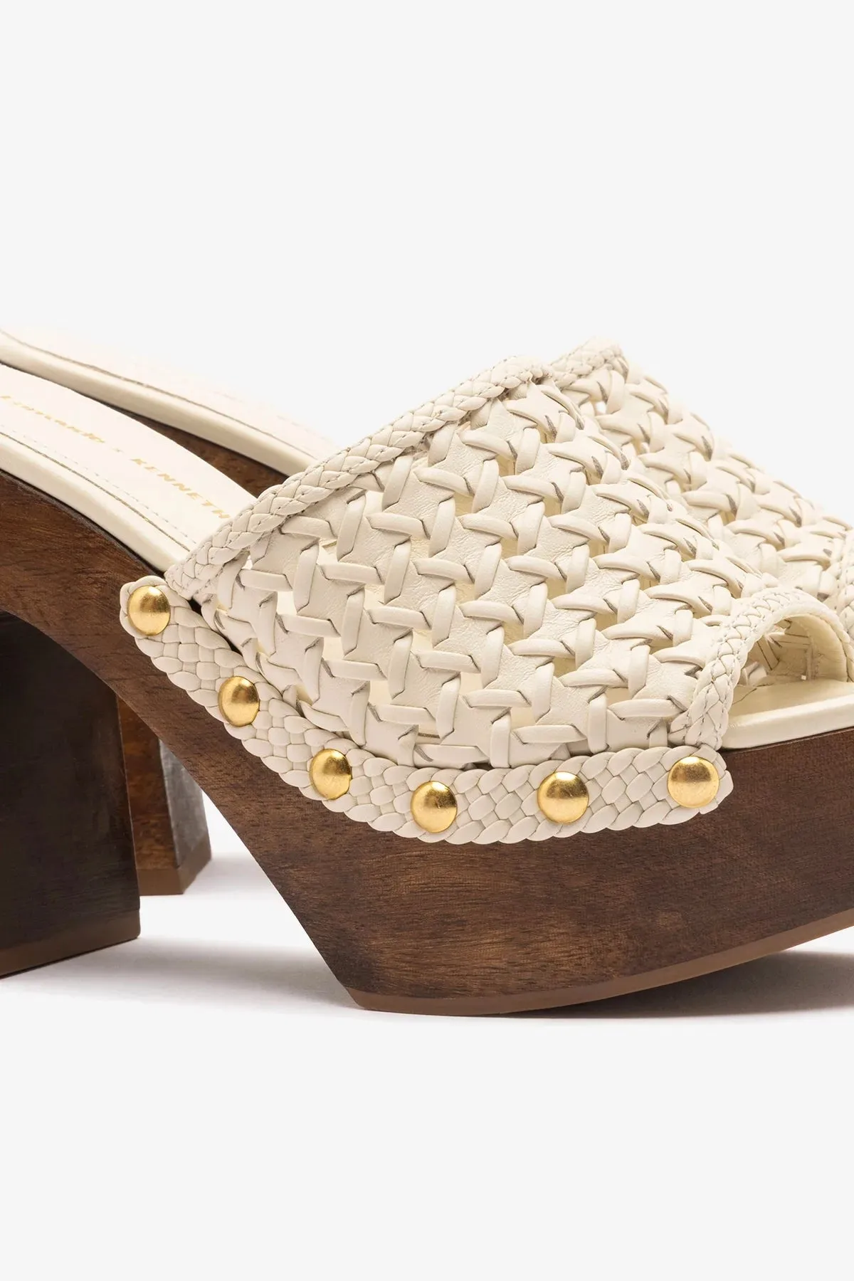 Larroudé x Kenneth Cole: Macrame Mule Ivory Leather sold by Kenneth Cole product image thumbnail 4
