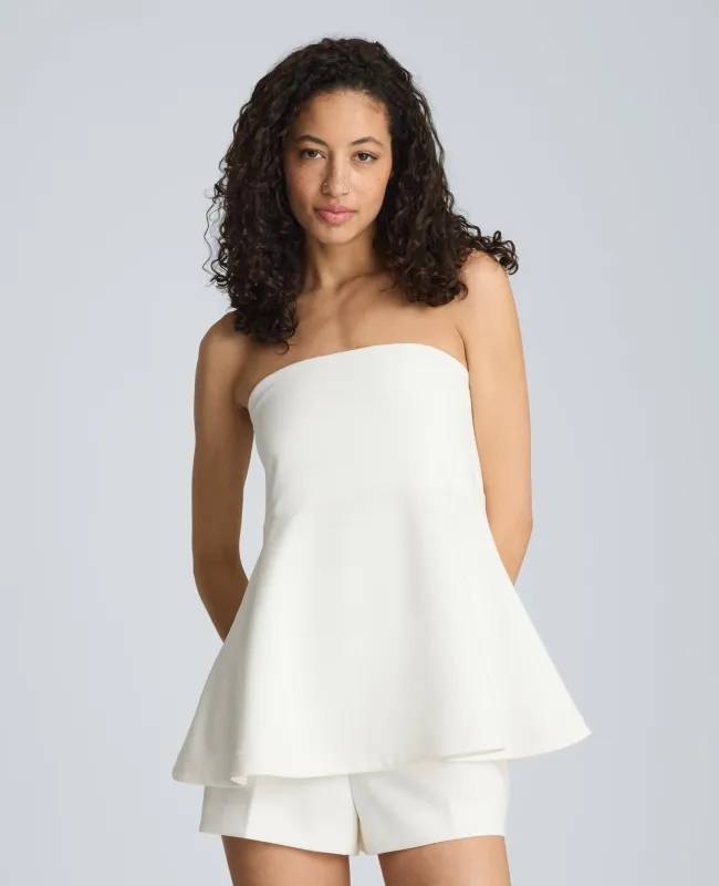 Peplum Strapless Top made by Kenneth Cole