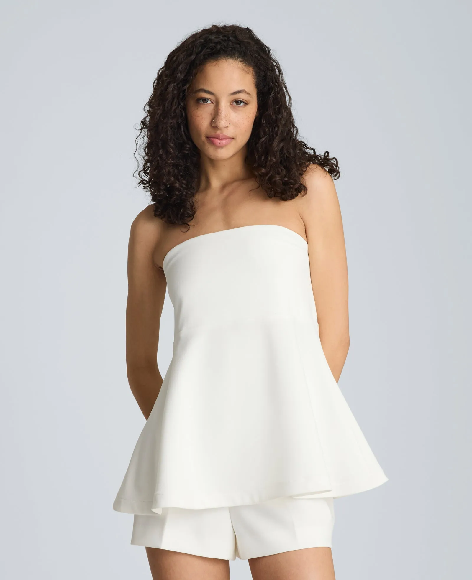 Peplum Strapless Top sold by Kenneth Cole