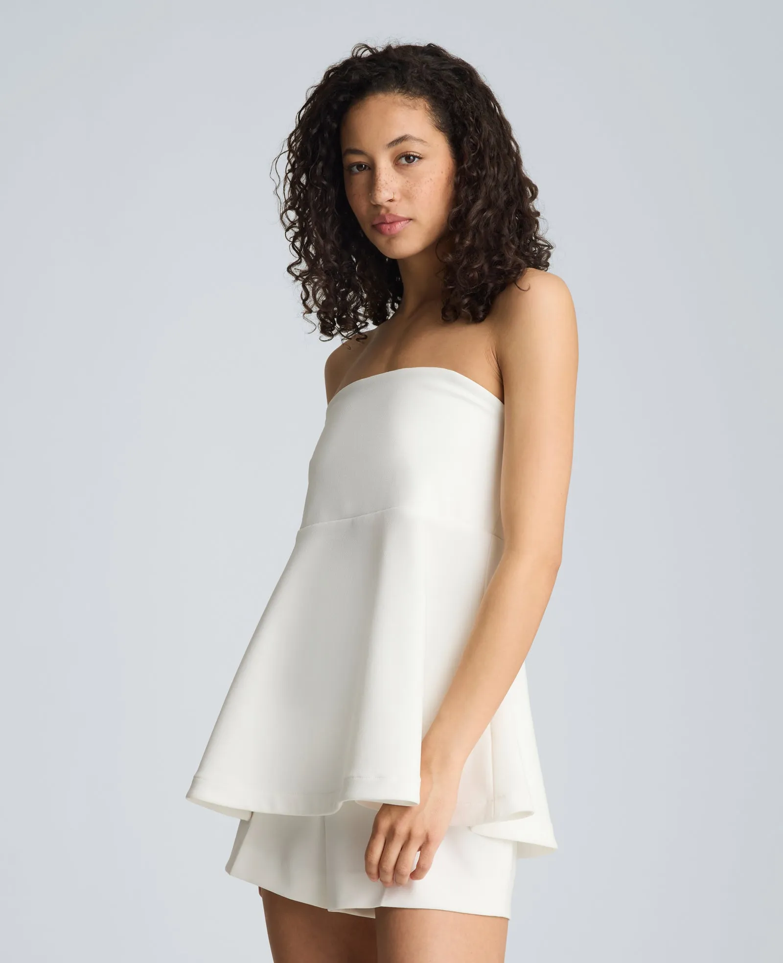 Peplum Strapless Top sold by Kenneth Cole product image thumbnail 3