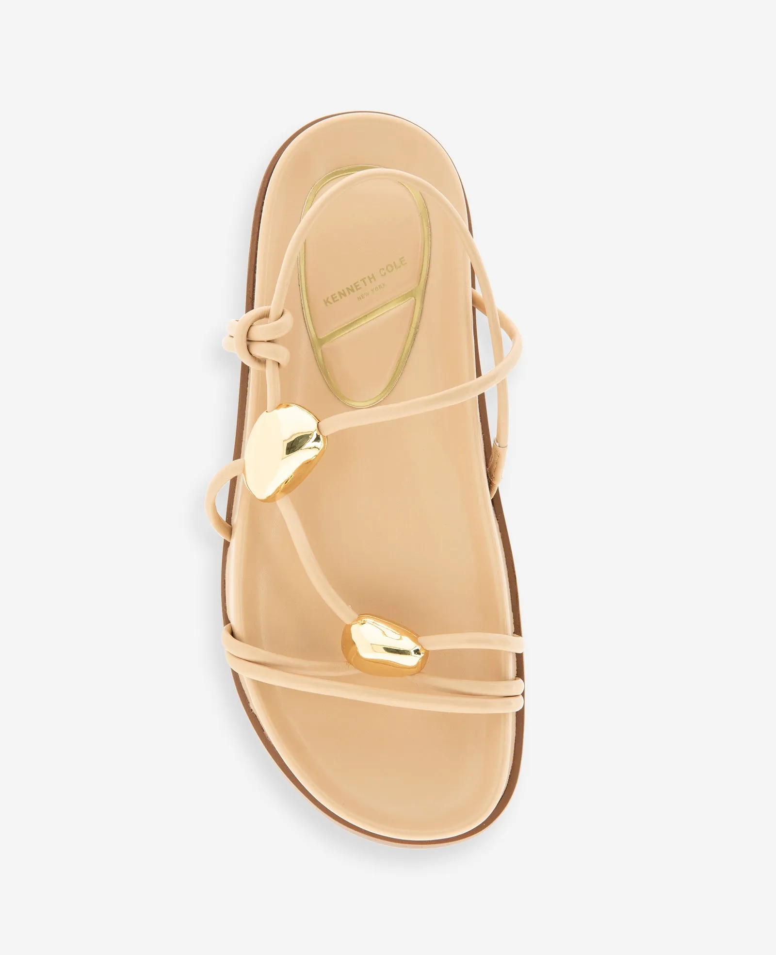 Vera Strappy Leather Embellished Sandal sold by Kenneth Cole product image thumbnail 3