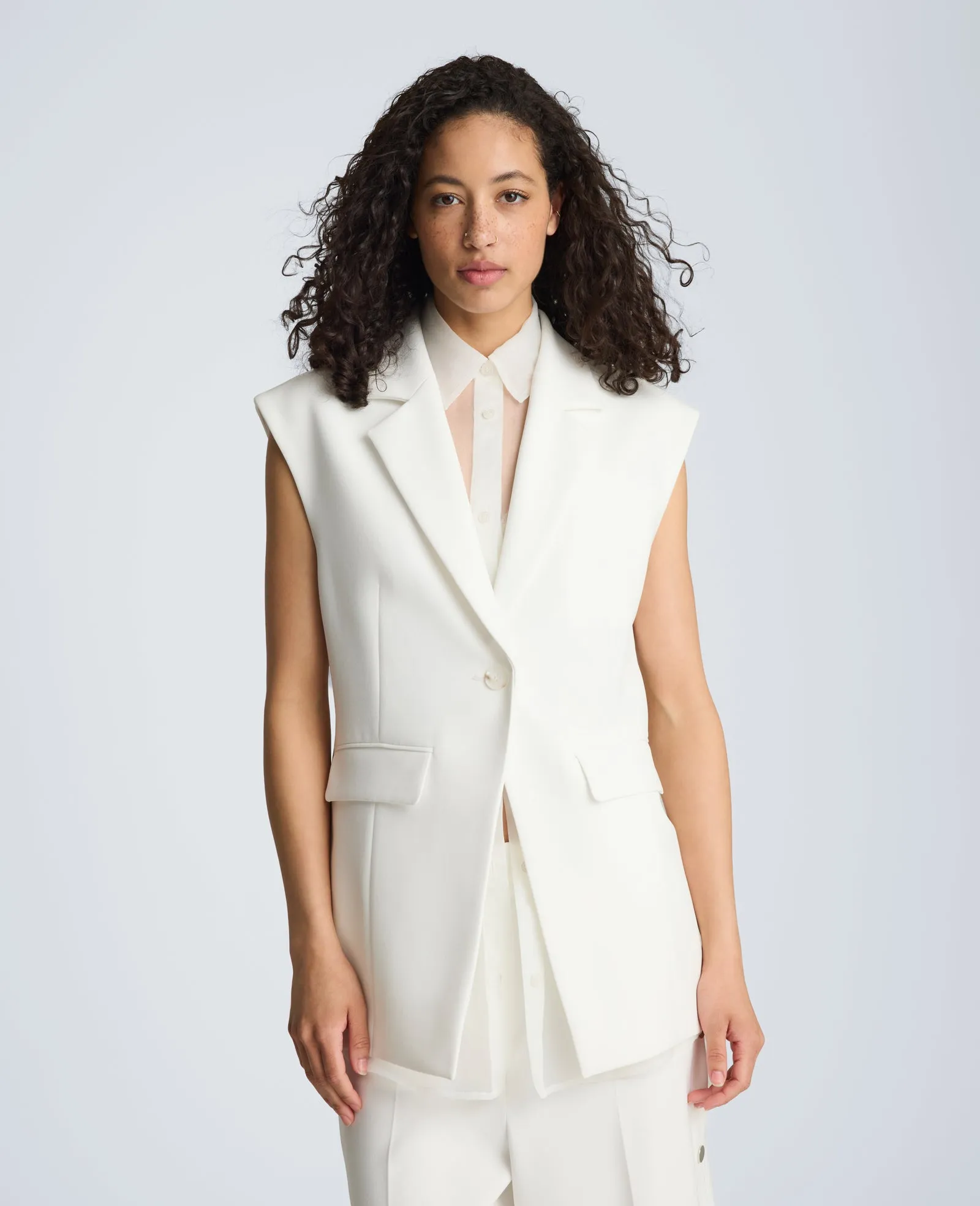 Layered Vest with Detachable Shirt sold by Kenneth Cole product image thumbnail 4