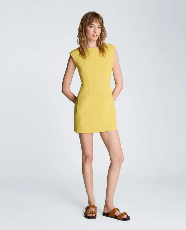 Sleeveless Suit Mini Dress with Patch Pocket made by Kenneth Cole