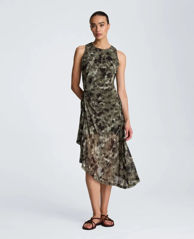 Asymmetrical Hem Midi Dress made by Kenneth Cole