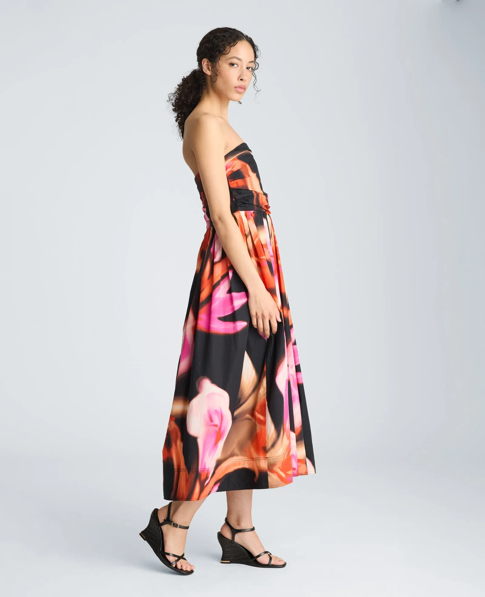 Ruched Strapless Midi Dress sold by Kenneth Cole product image thumbnail 4
