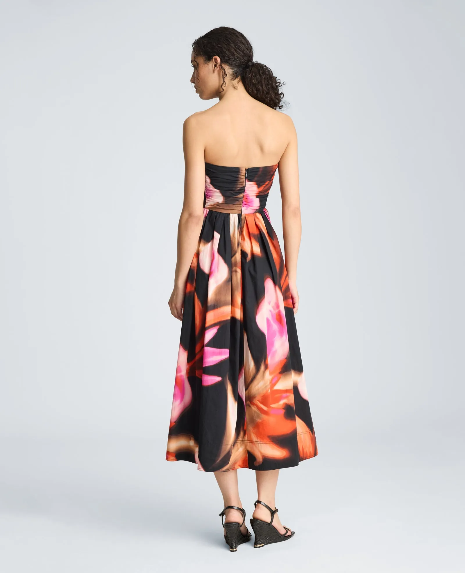 Ruched Strapless Midi Dress sold by Kenneth Cole product image thumbnail 2