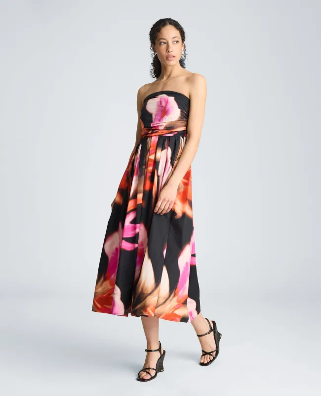 Ruched Strapless Midi Dress made by Kenneth Cole