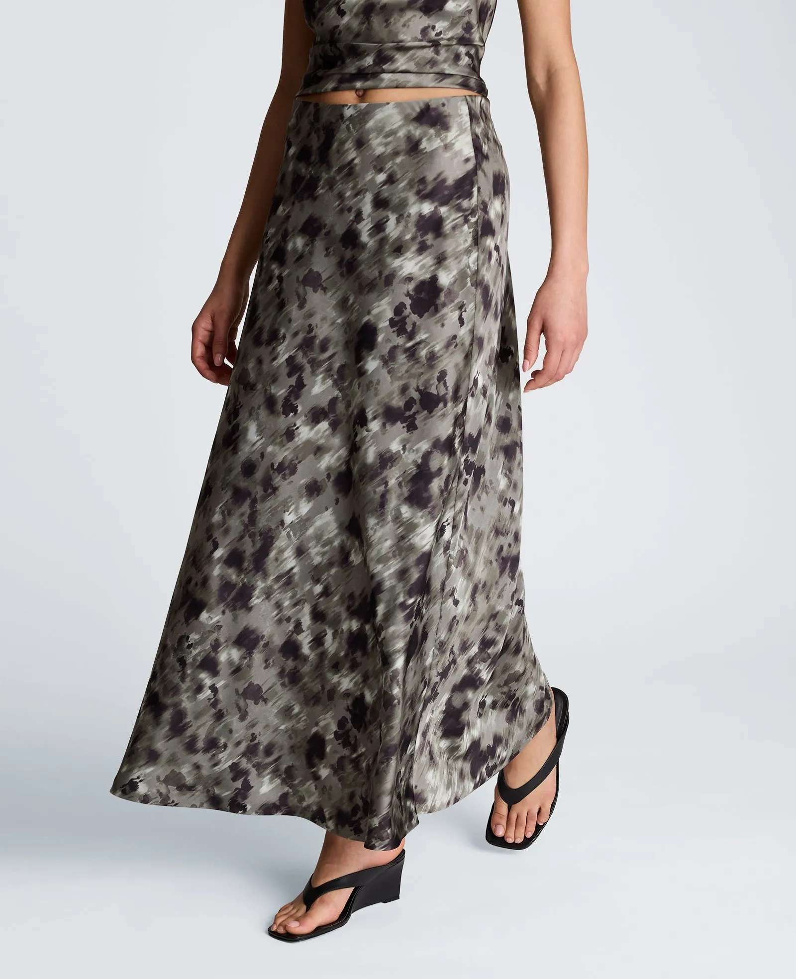 Pull On Flare Maxi Skirt sold by Kenneth Cole product image thumbnail 3