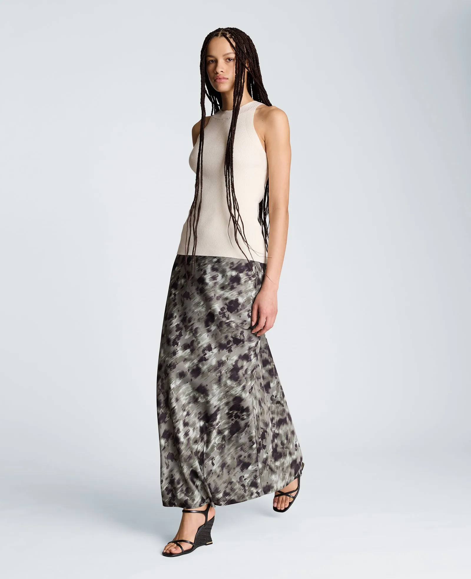 Pull On Flare Maxi Skirt sold by Kenneth Cole product image thumbnail 4