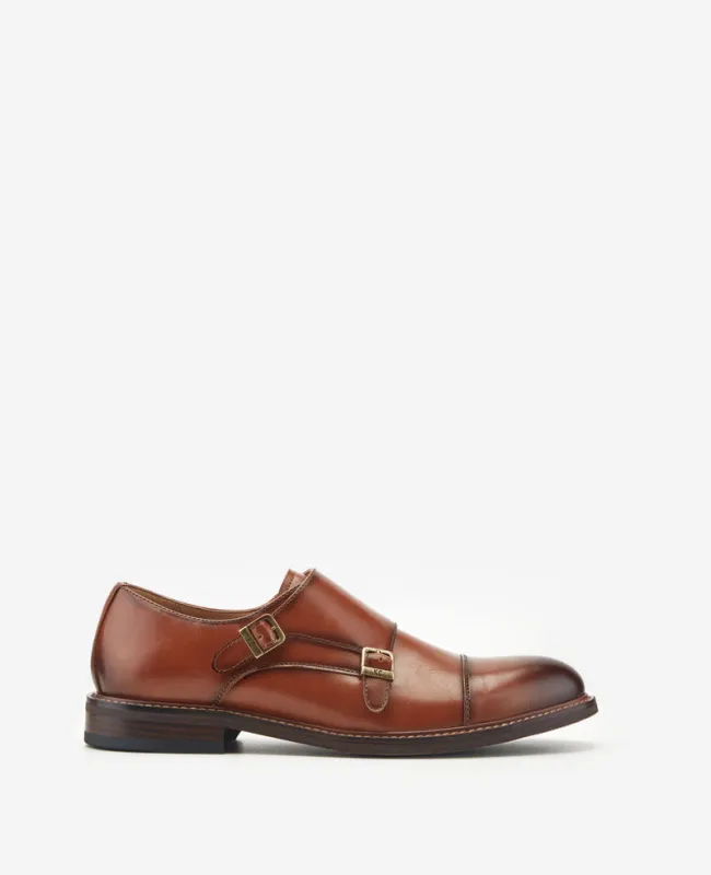 REACTION - Leland Monk Strap Cap Toe Oxford made by Marc Fisher