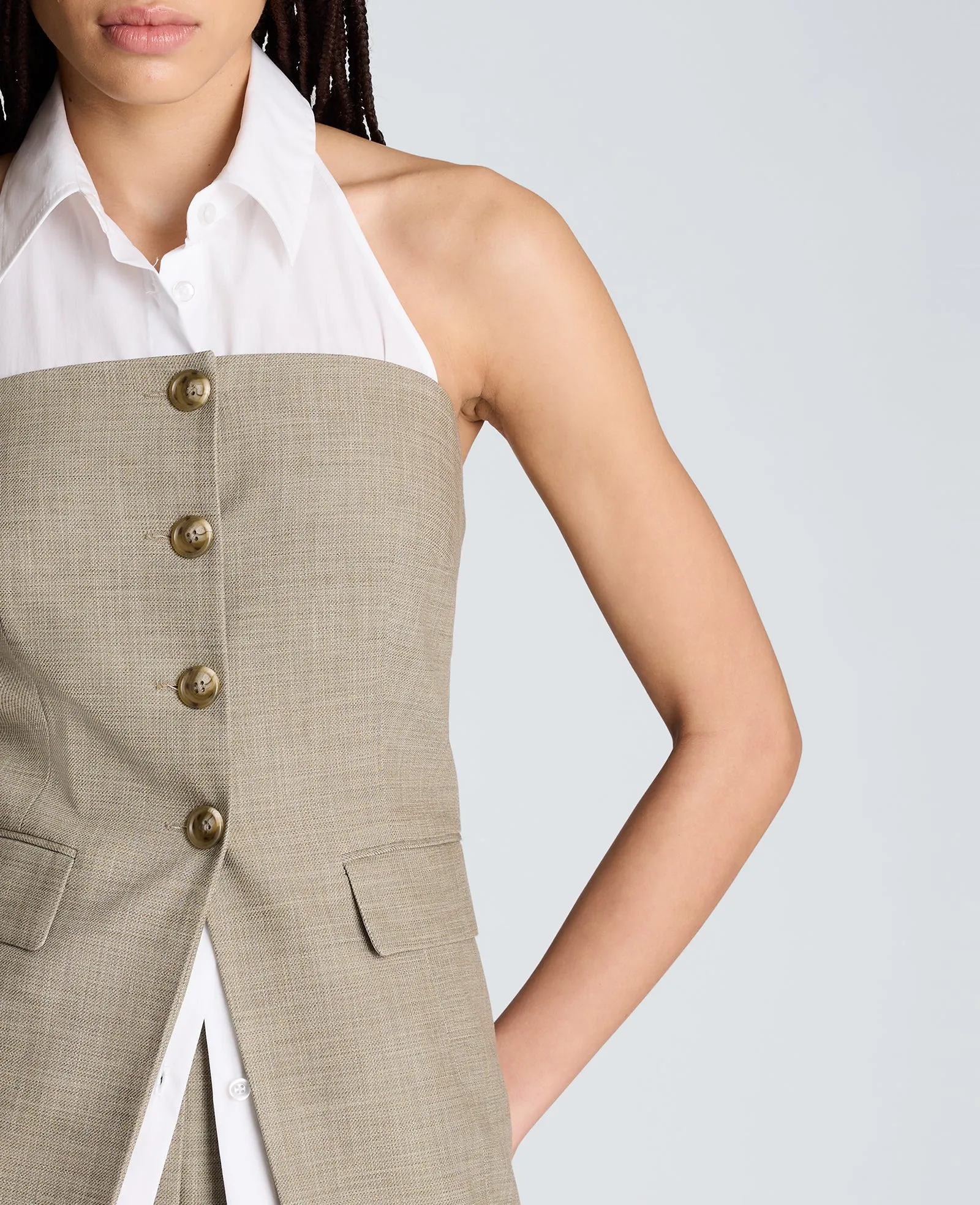 Strapless Vest with Removeable Halter sold by Kenneth Cole product image thumbnail 3