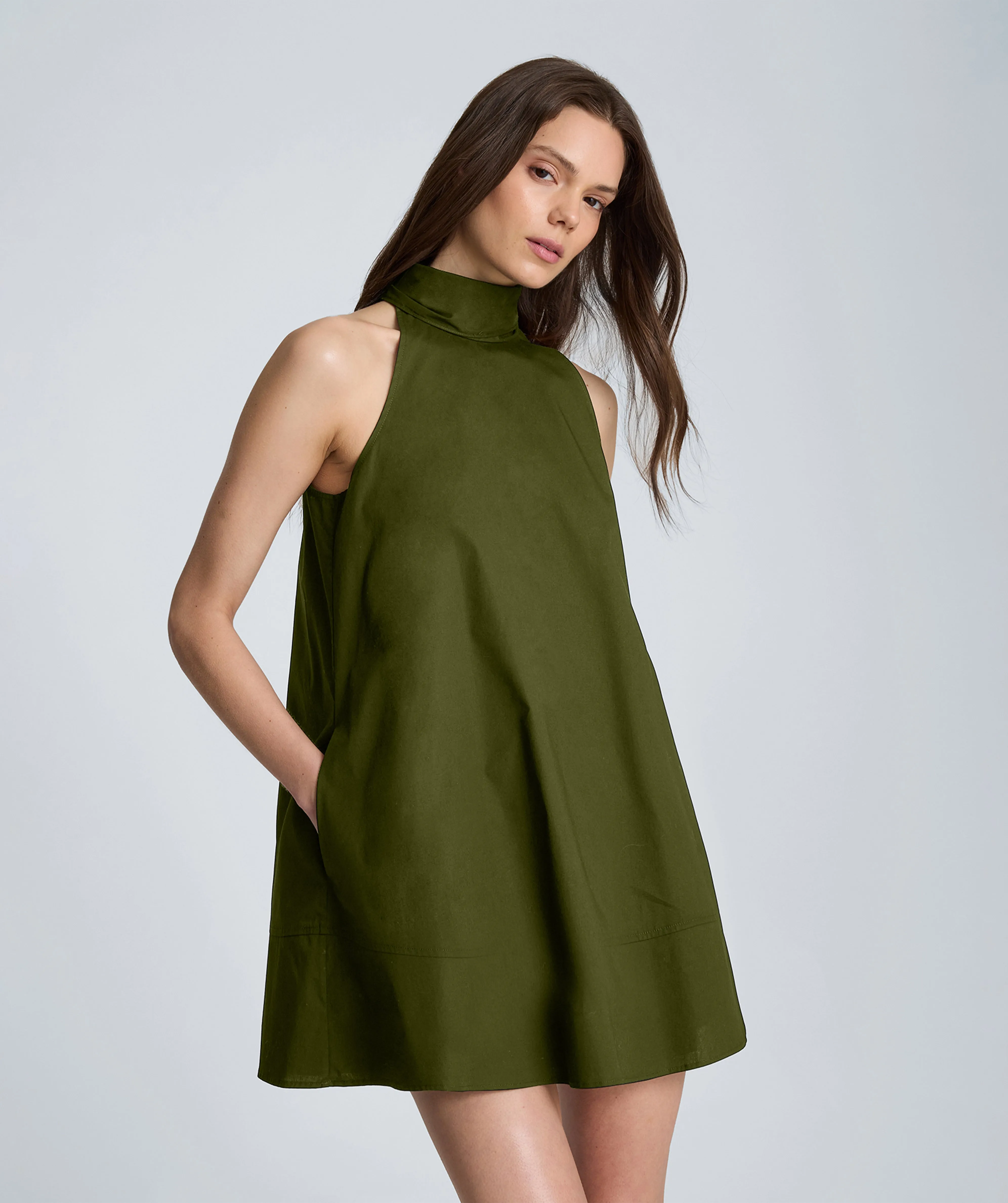 Tie Back Halter Midi Dress sold by Kenneth Cole product image thumbnail 3