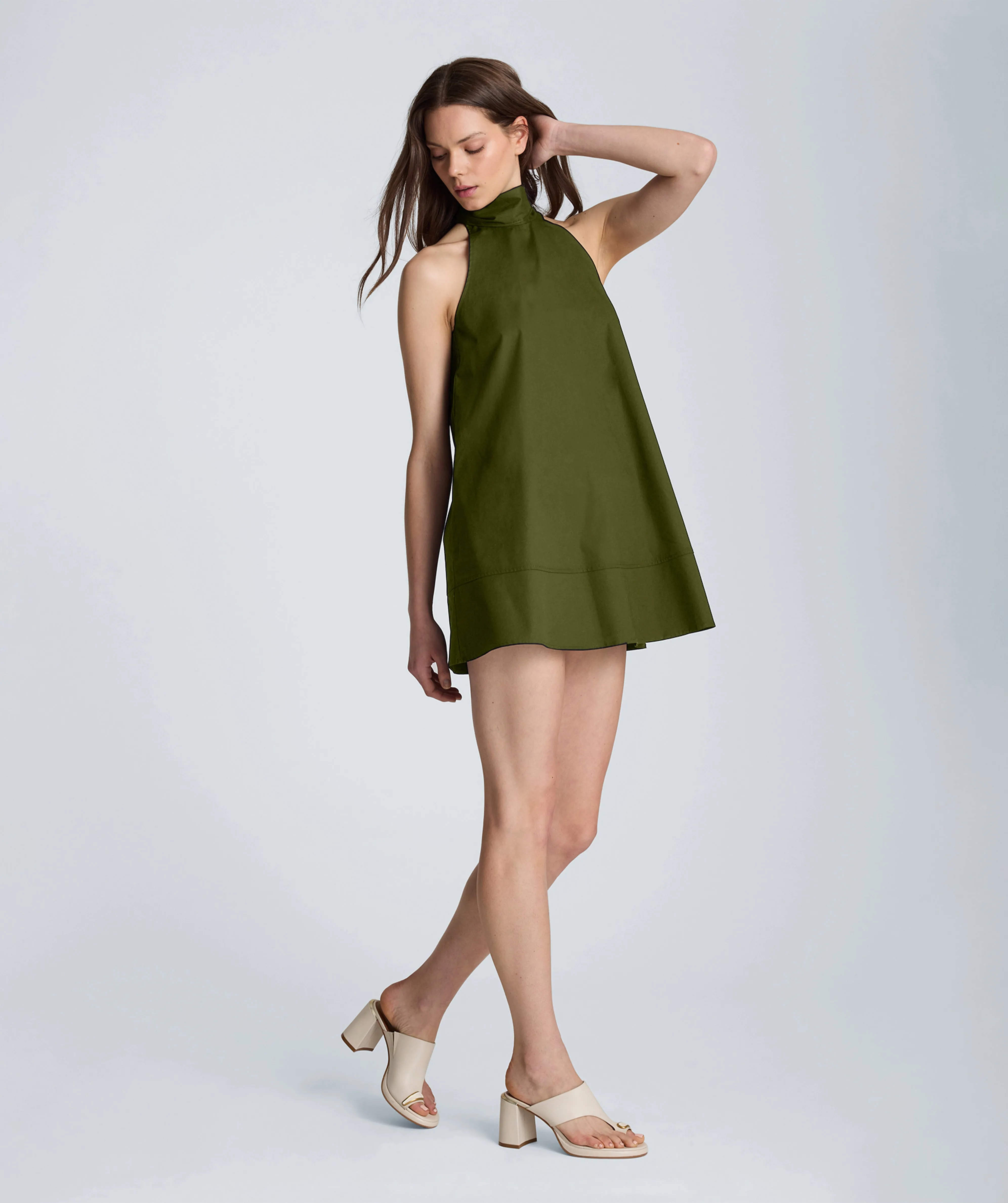 Tie Back Halter Midi Dress sold by Kenneth Cole product image thumbnail 5