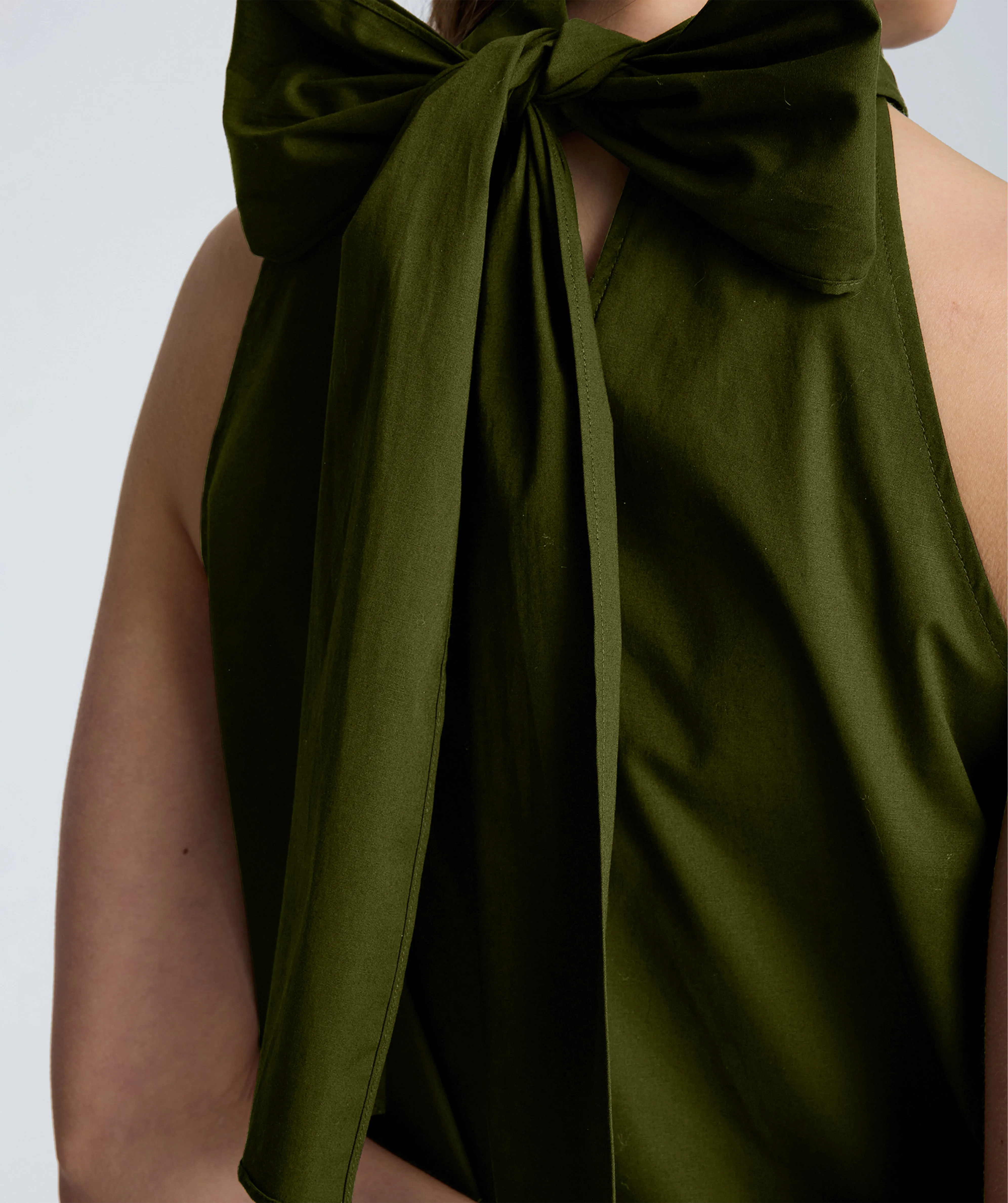 Tie Back Halter Midi Dress sold by Kenneth Cole product image thumbnail 4