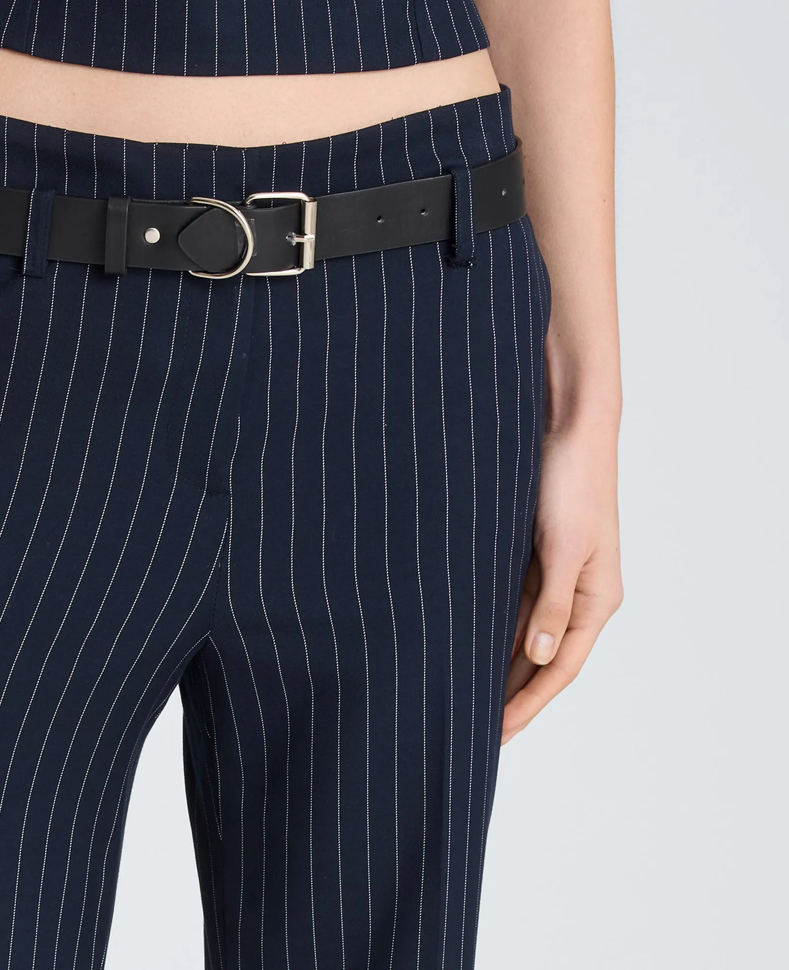 Fly Front Flare Belted Pant sold by Kenneth Cole product image thumbnail 5