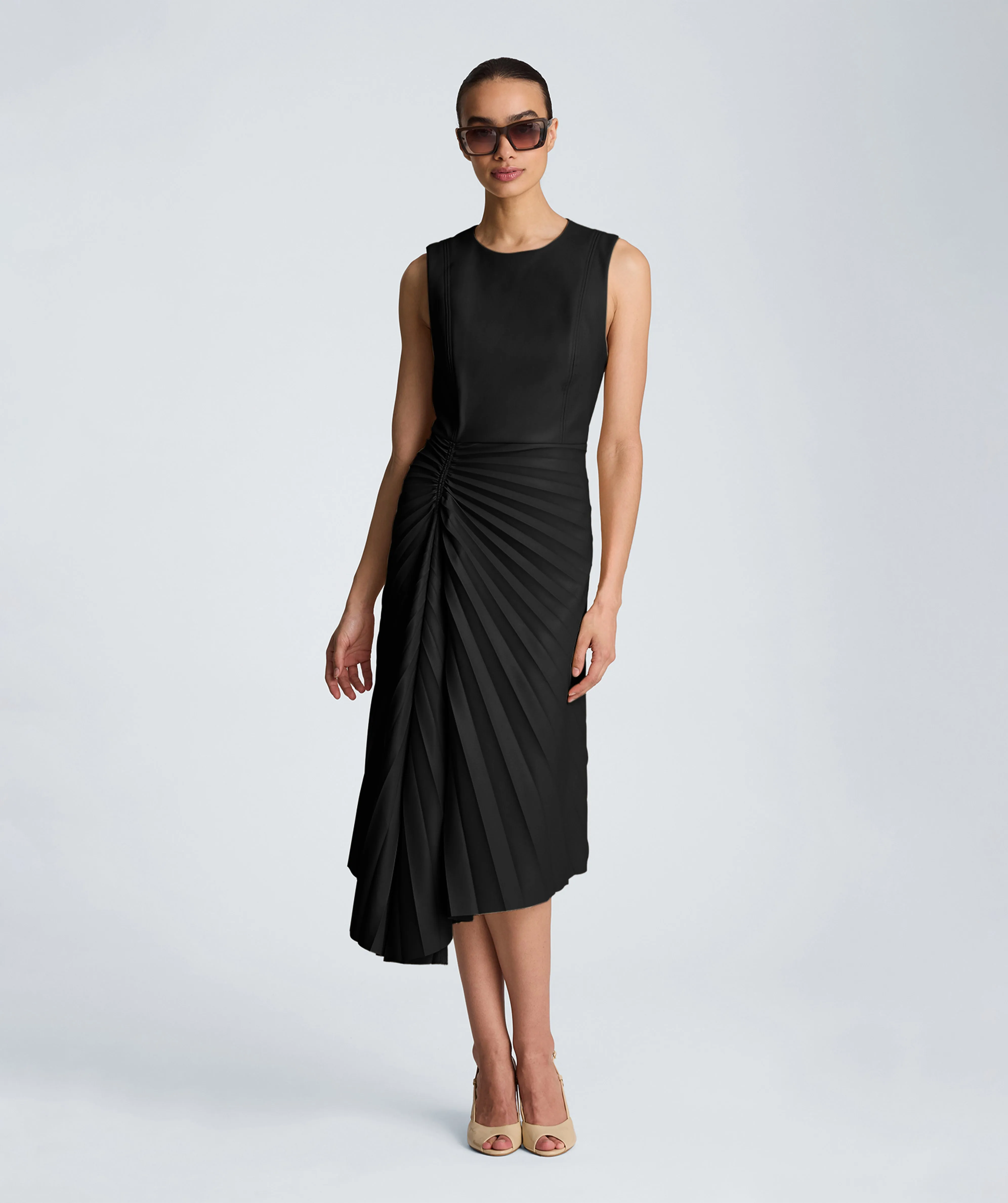 Sunburst Pleat Midi Dress sold by Kenneth Cole product image thumbnail 4