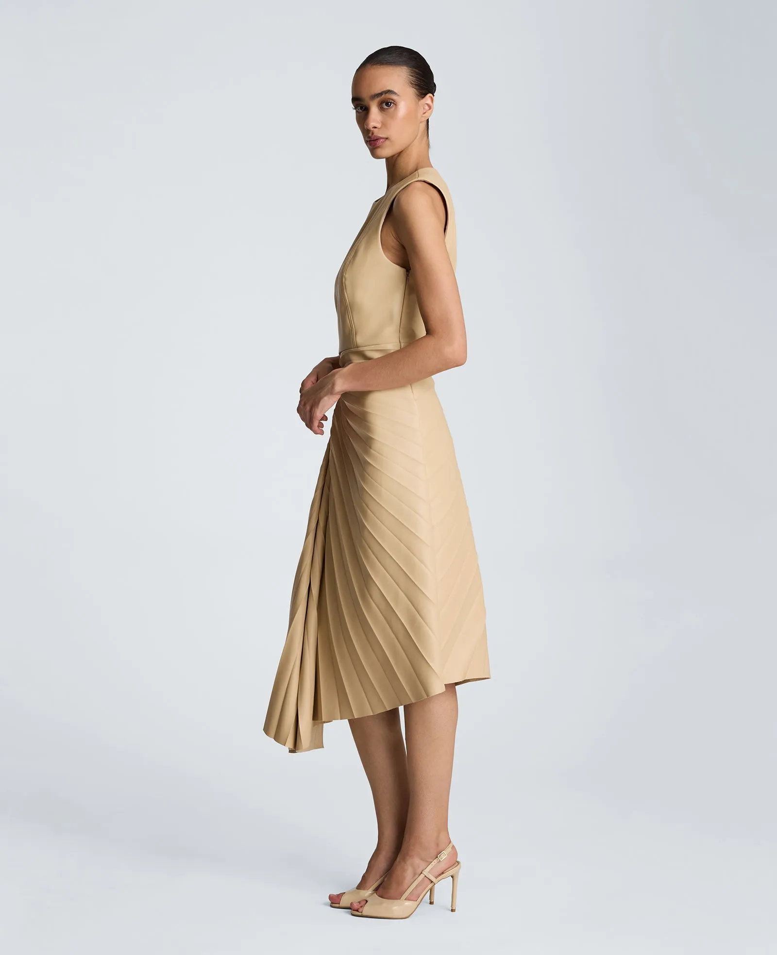 Sunburst Pleat Midi Dress sold by Kenneth Cole product image thumbnail 5