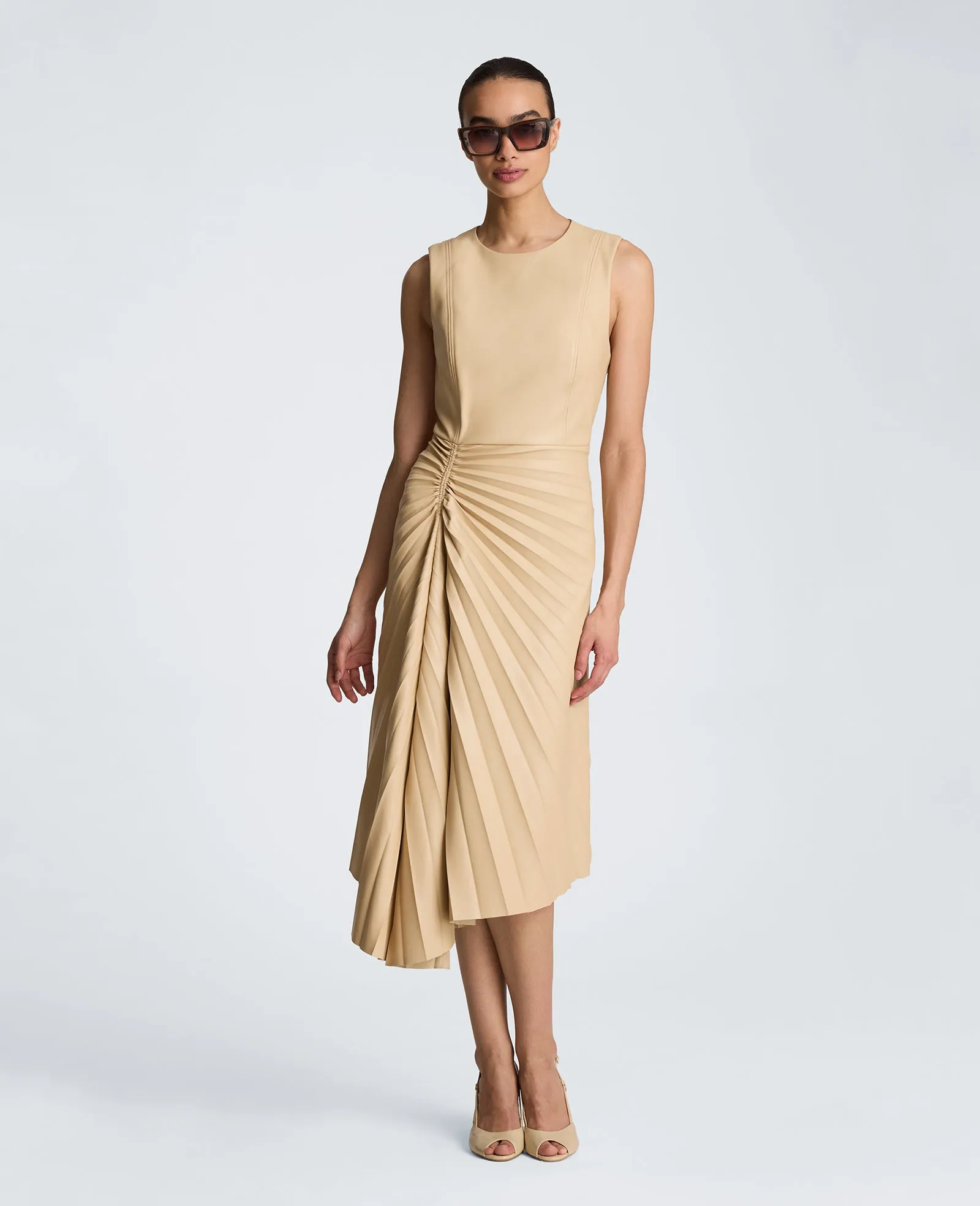 Sunburst Pleat Midi Dress sold by Kenneth Cole product image thumbnail 2