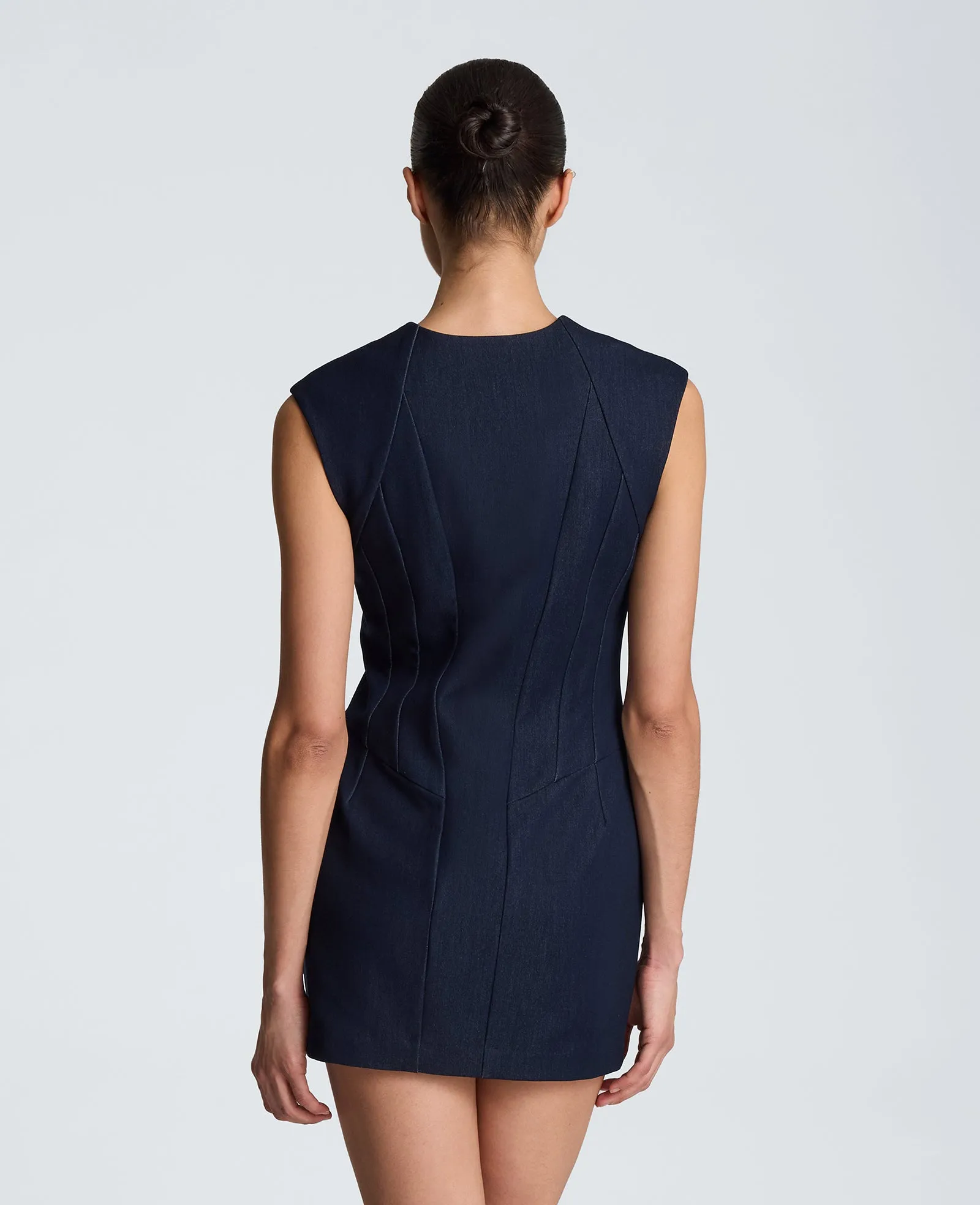 Halter Neck Zipper Front Mini Dress sold by Kenneth Cole product image thumbnail 2