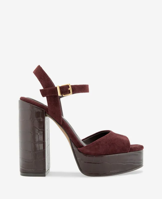 Parton Kid Suede Heel made by Kenneth Cole