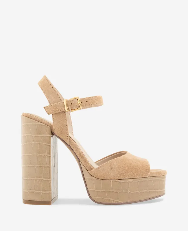 Parton Kid Suede Heel made by Kenneth Cole