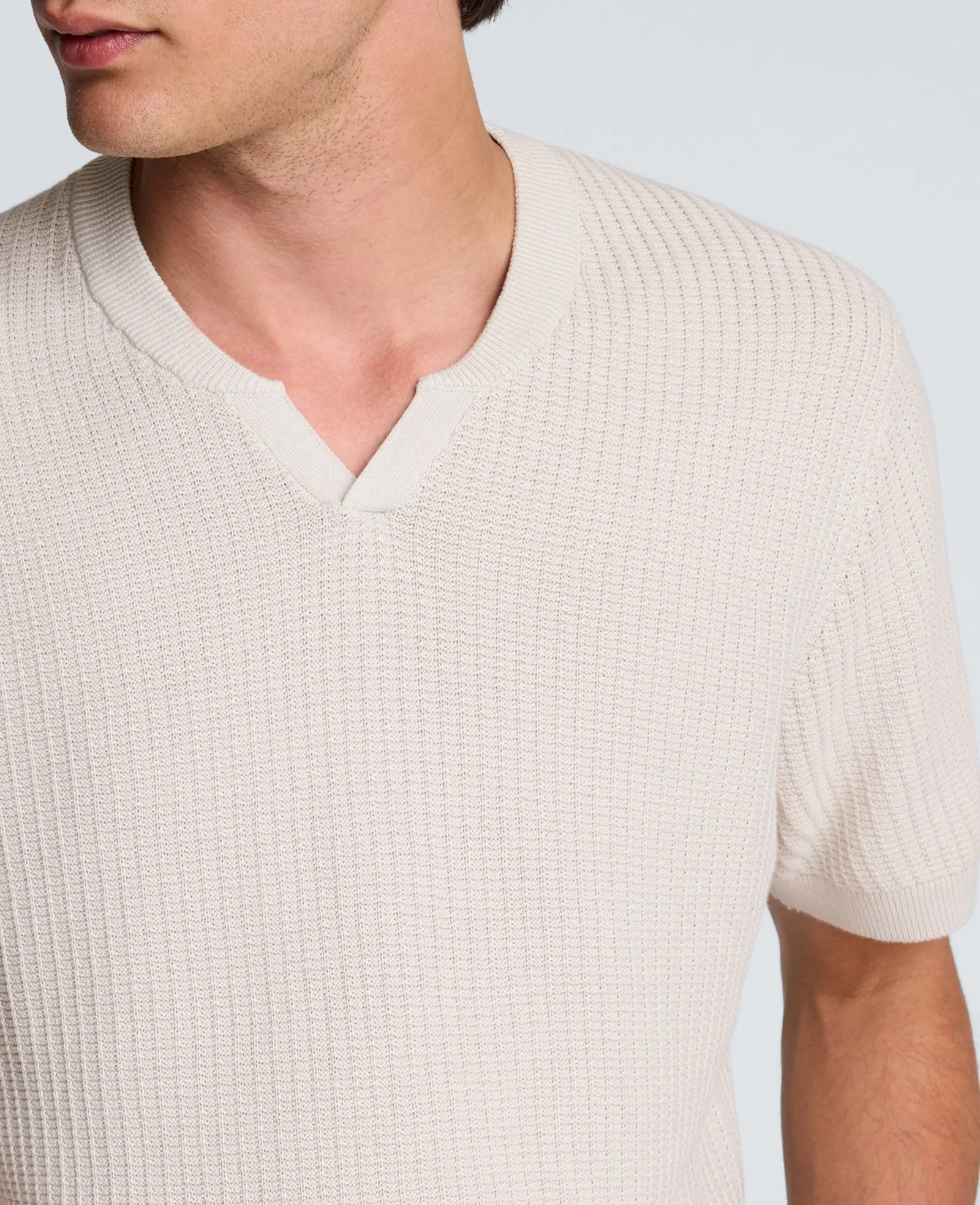 Johnny Collar Henley Sweater sold by Kenneth Cole product image thumbnail 5
