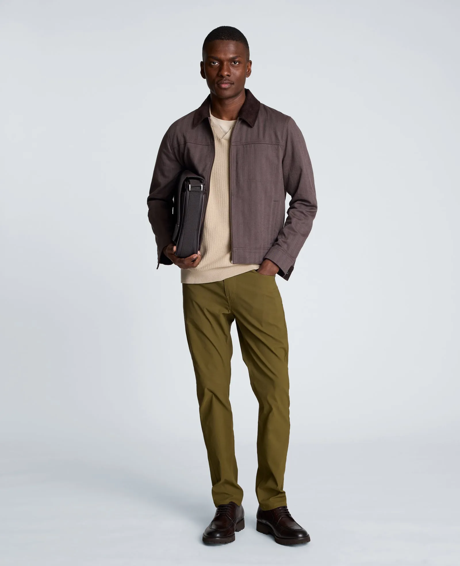 Johnny Collar Henley Sweater sold by Kenneth Cole product image thumbnail 4