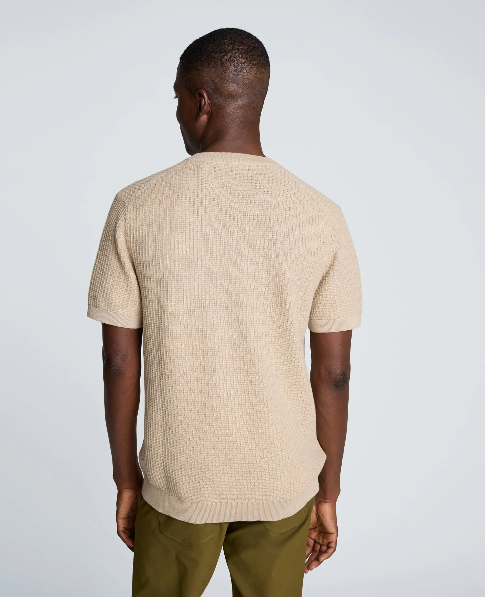 Johnny Collar Henley Sweater sold by Kenneth Cole product image thumbnail 3